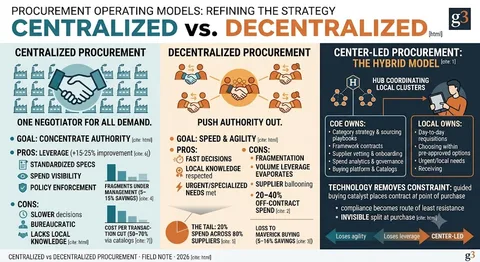 Centralized vs Decentralized Procurement