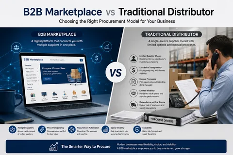B2B Marketplace vs Traditional Distributor: Which Procurement Model Is Better for Modern Businesses?