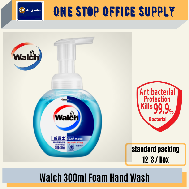 WALCH 300ML FOAMING HAND WASH (KILL 99.9% OF GREMS) /Walch /525ml /Hand Wash /Foaming /Kill 99.9% of Germs /Foaming Hand Wash