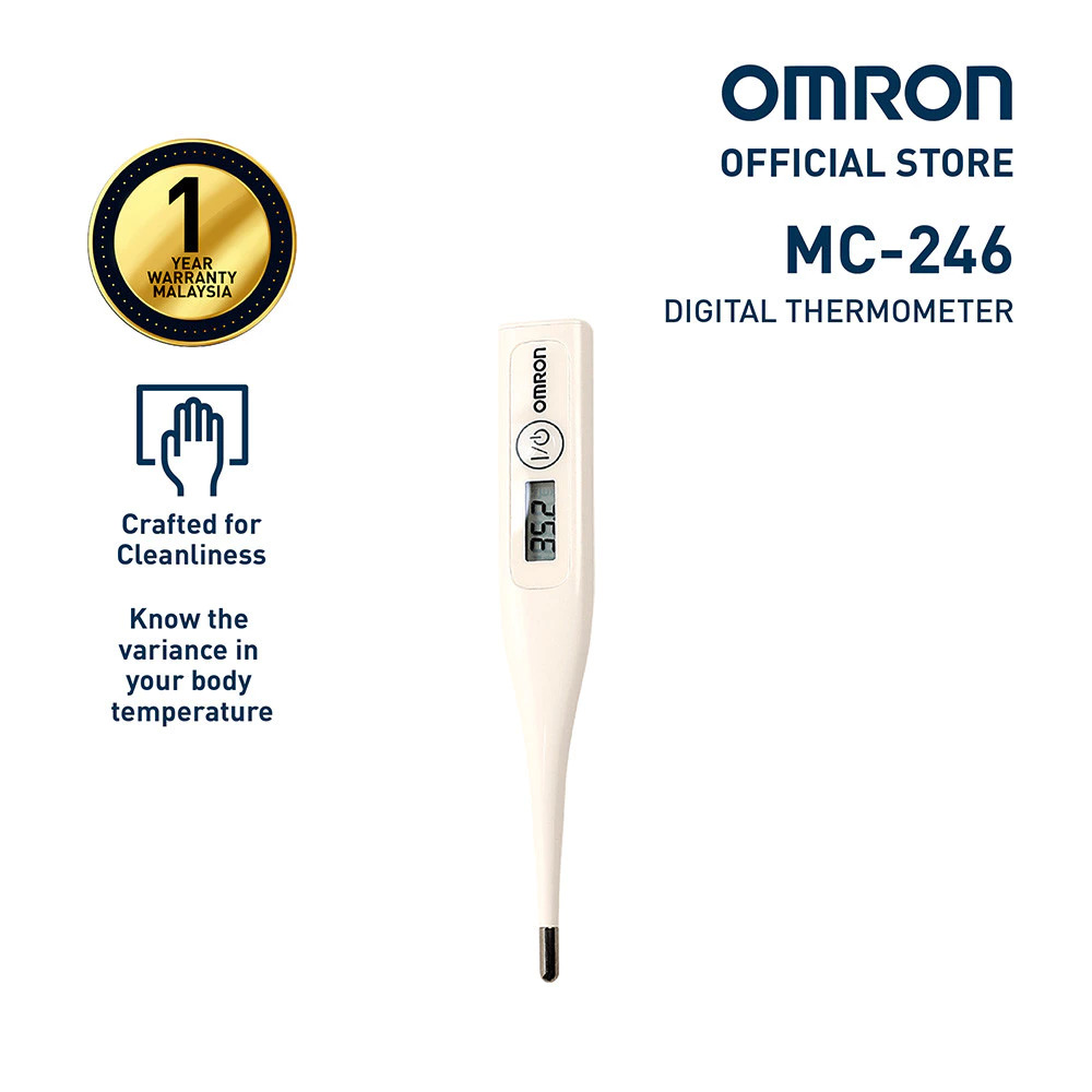 OMRON Digital Thermometer | Termometer Digital MC-246-AP4
